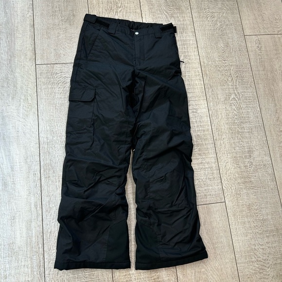 Columbia Black Cargo Ski Pants Weather-Resistant Utility - Picture 1 of 3